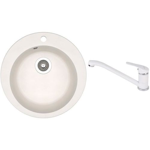 купить Мойка кухонная со смесителем Dr.Gans Gala + SanDonna F 1066 alb в Кишинёве 