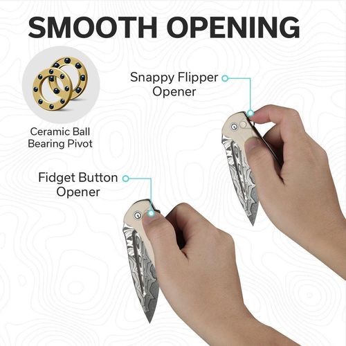 купить Нож походный Civivi C23053-DS1 Incindie, G10, Button Lock в Кишинёве 