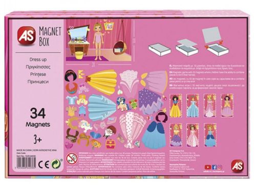 купить Настольная игра As Kids 1029-64038 Joc cu magneti Imbraca Printesa, cod 53833 в Кишинёве 