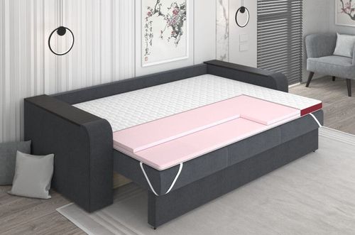 купить Ортопедический матрас MatroLuxe 021741 Topper Flip Granat 90x200 в Кишинёве 