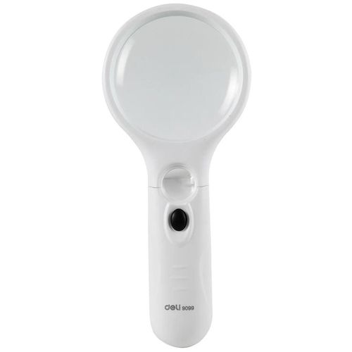 купить Лупа Deli DLE9099 Pro 75mm/2.5x, cu iluminare, blister в Кишинёве 