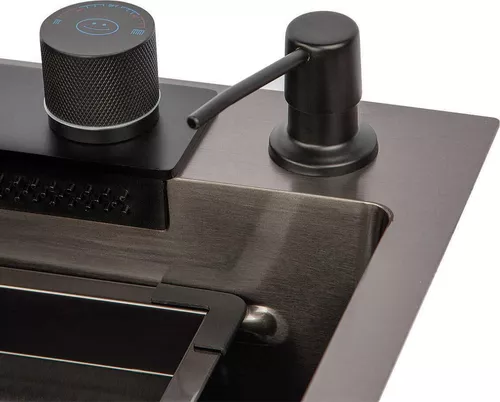 cumpără Chiuvetă bucătărie ArtFlame HR7845 SHARLOTA negru în Chișinău 