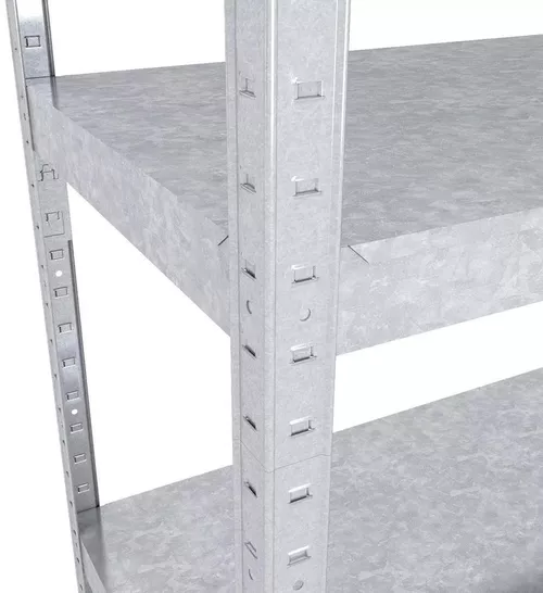 cumpără Raft de depozitare Nex Home Raft metalic Budget 1600x800x400mm, 4 polite metal, galvanizat în Chișinău 