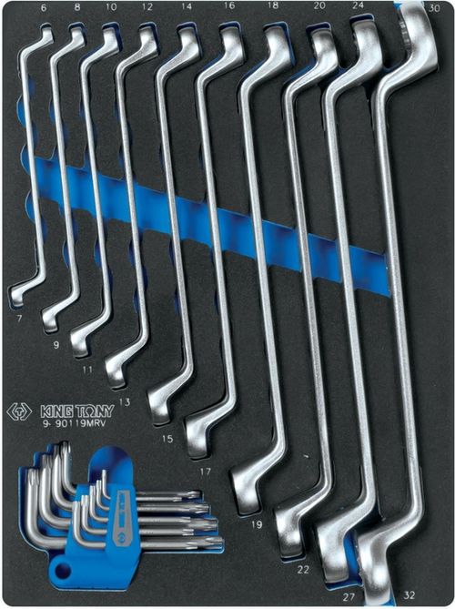 cumpără Sistem de depozitare a instrumentelor King Tony 934-010MRV с инструментом красная, 7 ящика (286 пр.) VAG, MB, OPEL, BMW, Jap. în Chișinău 