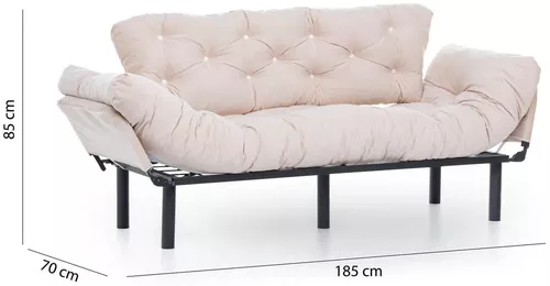 cumpără Canapea Trendy Nitta Triple Crema, extensibila (3 locuri) în Chișinău 