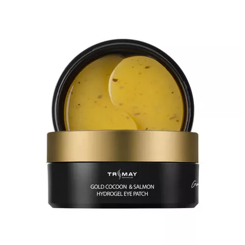 Гидрогелевые патчи Trimay, Gold Cocoon & Salmon Hydrogel Eye Patch, 60 buc 