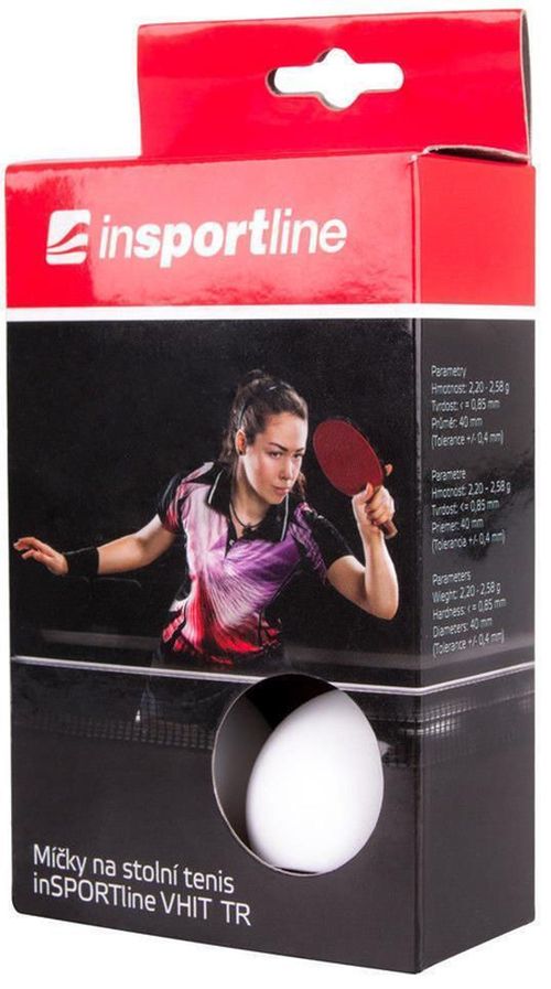 cumpără Articol de tenis inSPORTline 7604 Minge tenis de masa (6 buc) VHITS2 IN15455 alb în Chișinău 