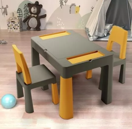 cumpără Set de mobilier pentru copii Tega Baby TEGGI MULTIFUN TI-011-172 mustard/grey în Chișinău 