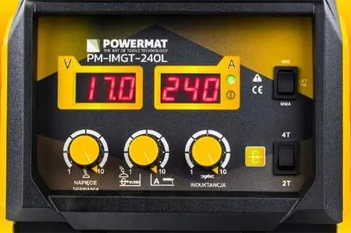 cumpără Aparat de sudură Powermat PM-IMGT-240L MIG/MAG/MMA/TIG 20-240A 1.6-5.0мм în Chișinău 