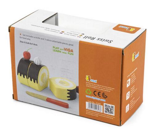 cumpără Bucătărie și veselă de jucărie Viga 51323 Playing food Swiss Roll în Chișinău 