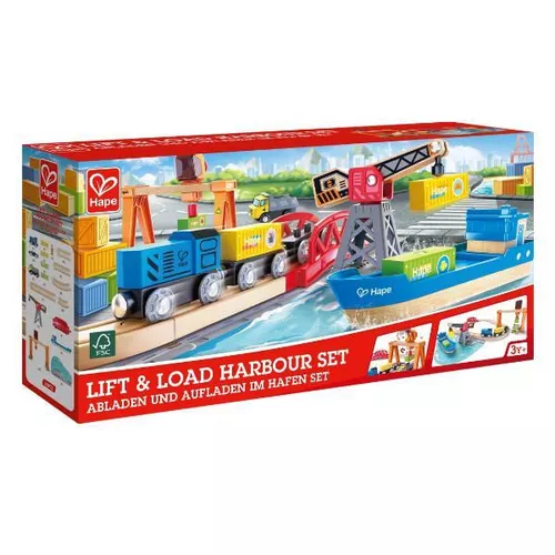 cumpără Set de construcție Hape E3791 Setul de joc Încărcare și Descărcare în Port în Chișinău 