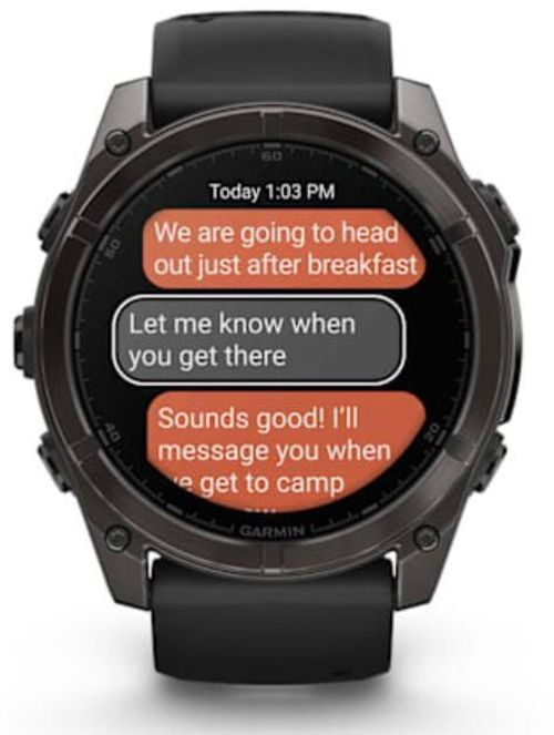 cumpără Ceas inteligent Garmin Fenix 8 – 51 mm, Sapphire, Carbon Gray DLC Titanium with Black (010-02905-21) în Chișinău 