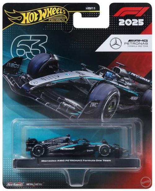 cumpără Mașină Hot Wheels JKD80 1:64 Mașinuță de colecție Formula 1: Mercedes-benz #63 în Chișinău 