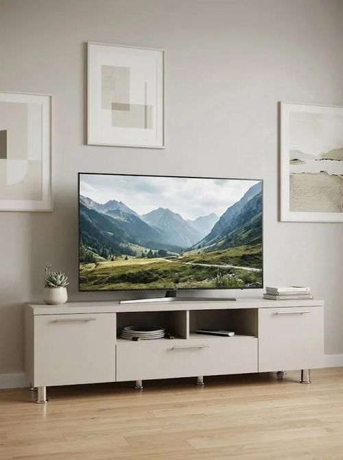 купить Тумба напольная для TV Mashtab S12317 Martello Cashmere Dublă (1800x430x470) в Кишинёве 