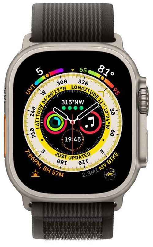 купить Смарт часы Apple Watch Ultra GPS/Cellular Titanium 49mm Black/Gray MQFX3 в Кишинёве 