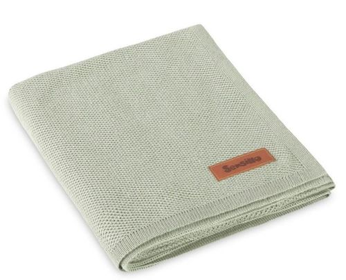 купить Детское постельное белье Sensillo 43440 Плед Bamboo 80x100 Olive в Кишинёве 
