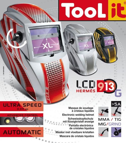 cumpără Echipament de protecție personală GYS LCD HERMES 9/13 G RED Маска сварщика în Chișinău 