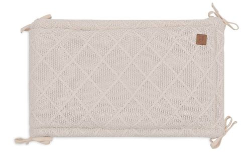 cumpără Protecție laterală pentru pătuț Jollein 004-895-68038 Aparator lateral pentru patut Check Knit Oatmeal, 180x30 cm în Chișinău 