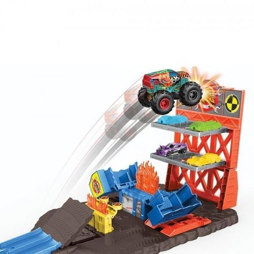 cumpără Mașină Hot Wheels HFB12 Monster Trucks Set Blast Station în Chișinău 