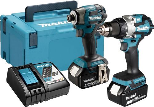 купить Набор электроинструментов Makita DLX2527TJ Set DDF489+DTD173+DC18RC+BL1850*2 в Кишинёве 