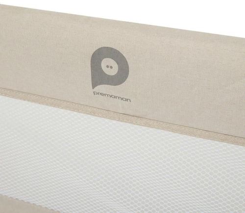 cumpără Pătuț Premaman PS89AX-CCC-UNQ Protectie laterala cu buzunar Bej, 150cm în Chișinău 