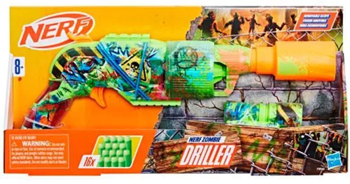 cumpără Armă de jucărie Hasbro F8960 Бластер Nerf Zombie Blaster Driller în Chișinău 