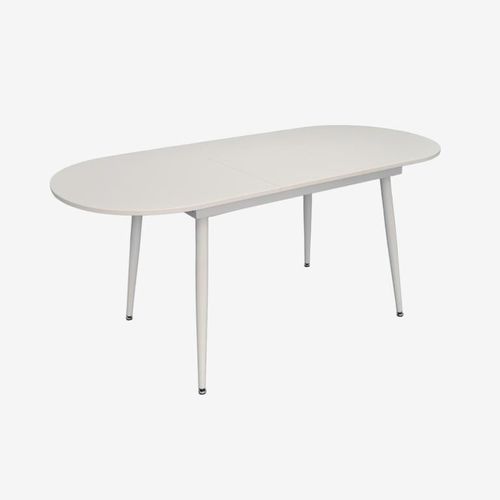 купить Комплект стол и стулья Evelin di Costacurta стол DT-533R Wh + 4 стула YTC-064Wh UF910-01 (Light beige) в Кишинёве 