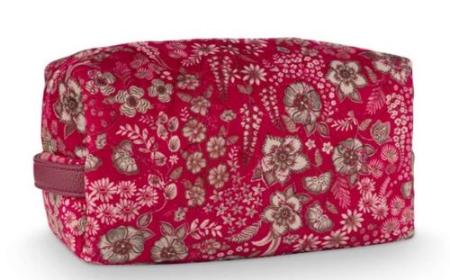 купить Несессер/косметичка Pip Studio 51.274.278 Coco Cosmetic Bag Medium Quilted Daisy Dreams Red 21.5x10x10.5cm в Кишинёве 