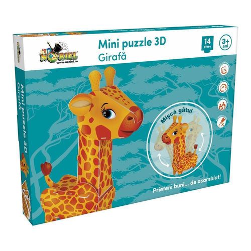 купить Конструктор Noriel NOR1184 Mini Puzzle 3D Girafa в Кишинёве 