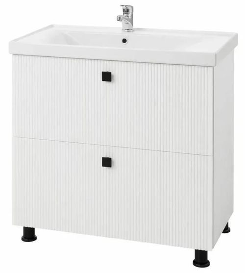 cumpără Dulap pentru lavoar Mashtab 12136 Toledo (Sava) cu 2 sertare 600x470x850 Alb în Chișinău 