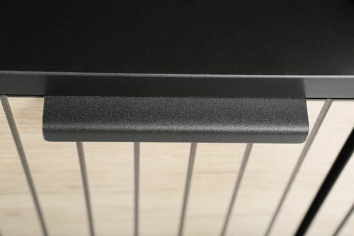 cumpără Dulap de birou Deco Merlin Plus 100x50x184H Oak/Black în Chișinău 