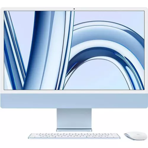купить Компьютер моноблок Apple iMac 24" Retina 4.5K M3 8c/8g 256GB Blue MQRC3 в Кишинёве 