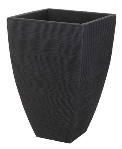 cumpără Ghiveci pentru flori ProGarden 20864 Trapez din plastic 40x40cm, H60cm, antracit în Chișinău 
