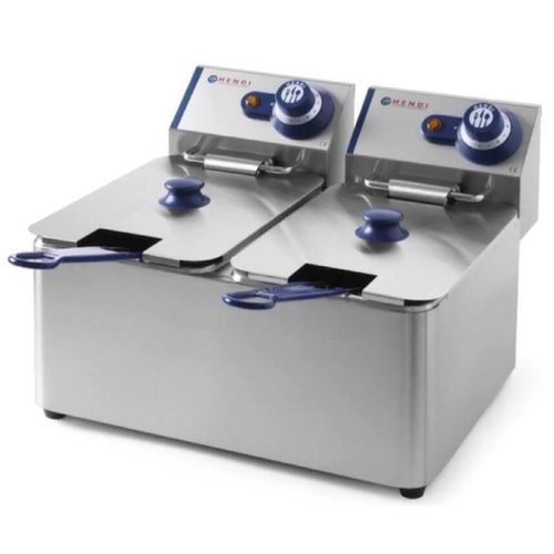 купить Фритюрница профессиональная Hendi Blue line 2x6 l (205853) в Кишинёве 