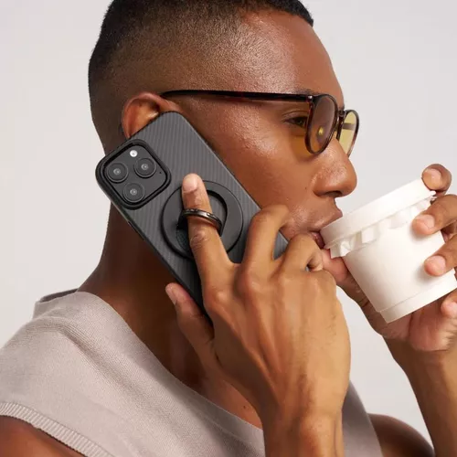 cumpără Husă pentru smartphone Pitaka Military-Grade Protective Case for iPhone 16 Pro Black/Grey Twill 600D (KI1601PPA) în Chișinău 