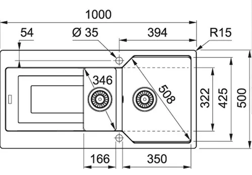 купить Мойка кухонная Franke 114.0575.036 UBG 651-100 Sahara в Кишинёве 