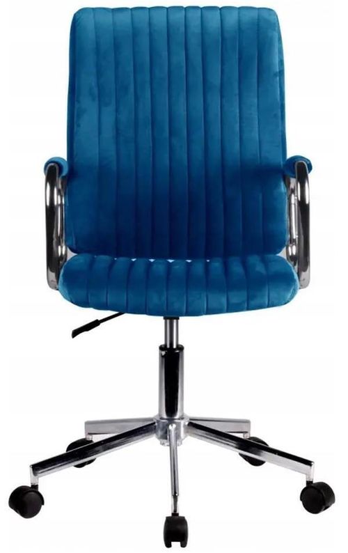 купить Офисное кресло Akord FD-24 (Navy Blue/Chrome) в Кишинёве 