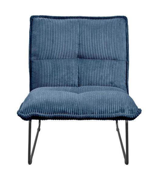 купить Кресло Deco Bronx 665 Blue VELVET в Кишинёве 