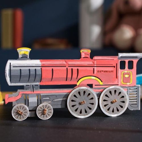 cumpără Puzzle Ugears 60896 3D Puzzle de colorat Hogwarts Express în Chișinău 