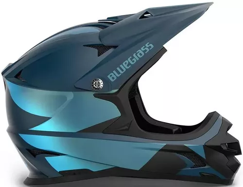 купить Защитный шлем Met-Bluegrass Bluegrass Intox Ce blue matt L в Кишинёве 