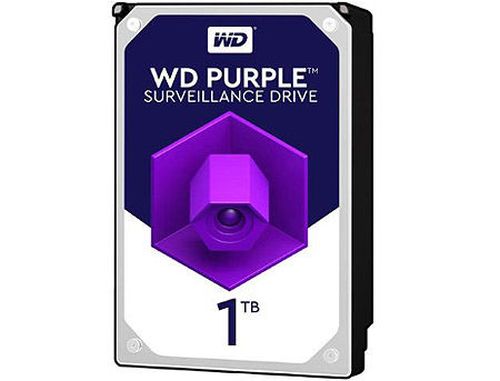 cumpără 3.5" HDD 1TB Western Digital Purple (Surveillance HDD) WD10PURZ, 5400rpm, SATA3 6GB/s, 64MB (hard disk intern HDD/внутренний жесткий диск HDD) în Chișinău 