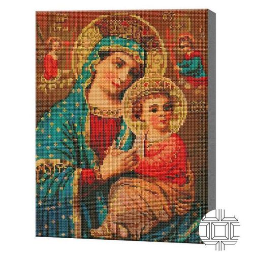 купить Картина по номерам Art Gallery QB205801 Mozaic cu diamante patrate 40x50cm Chipul Patimas al Maicii Domnului в Кишинёве 