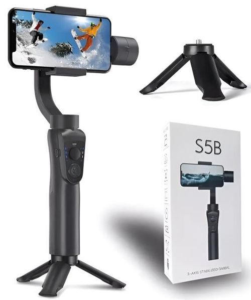 купить Стабилизатор miscellaneous S5B 3-Axis Smartphone Gimbal Stabilizer, A10, Dark Grey в Кишинёве 