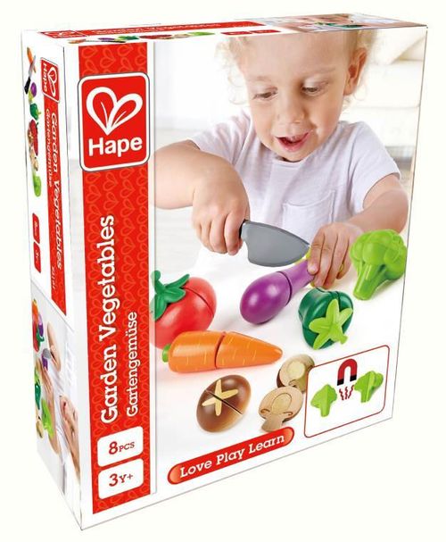 купить Игрушечная кухня и посуда Hape E3161B GARDEN VEGETABLES в Кишинёве 