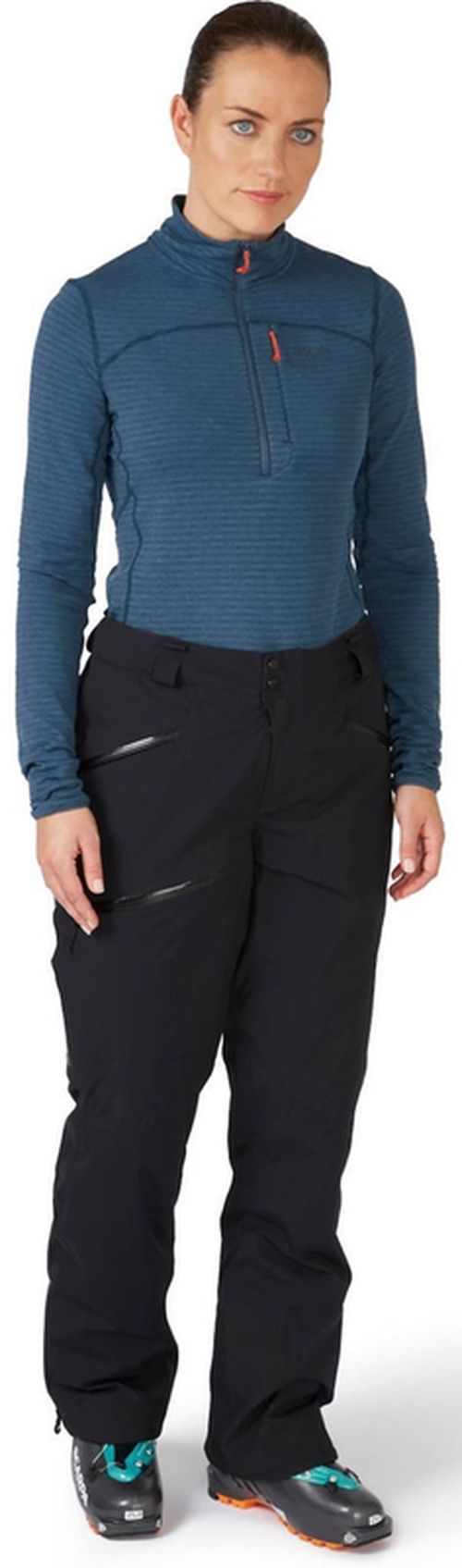 cumpără Îmbrăcăminte sport Rab Pantaloni dame Khroma Diffract Black 12 (QIP-14-BLK-12) în Chișinău 