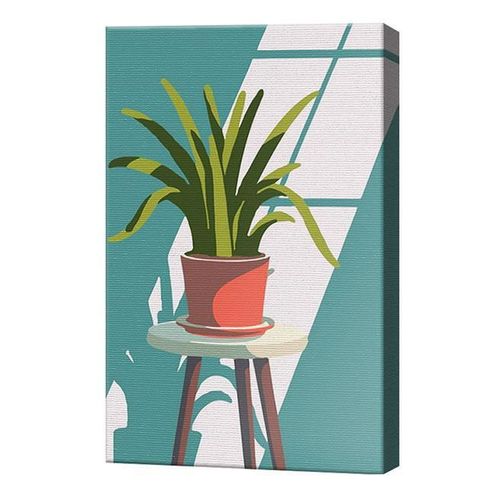 купить Картина по номерам Art Gallery CX4512 20x30cm Floarea pe scaun в Кишинёве 