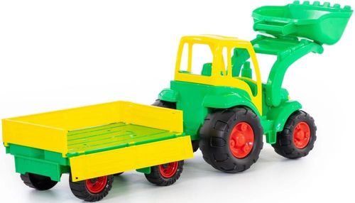 cumpără Mașină Полесье 0520 Jucarie Tractor Cempion cu remorca si caus 2fel B în Chișinău 
