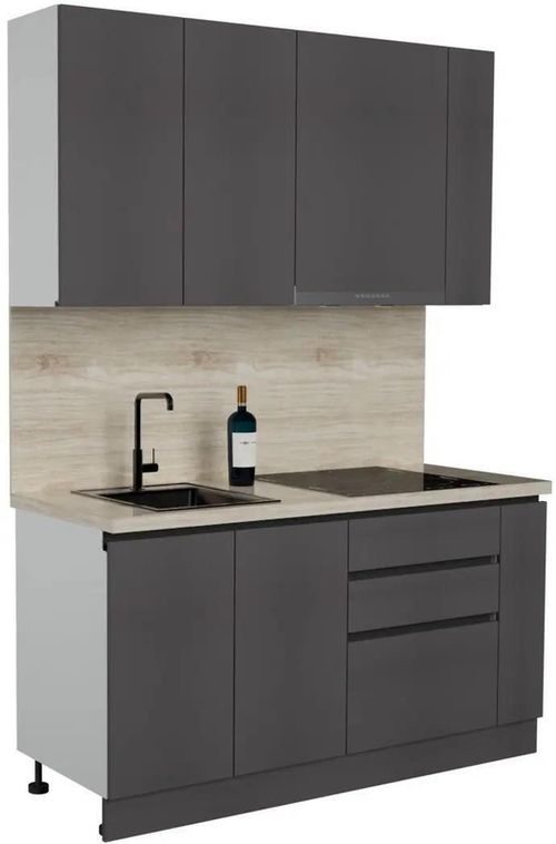 cumpără Mobilă pentru bucatarie ArtFlame GOLA Storm Grey (1.6 m.l.) în Chișinău 