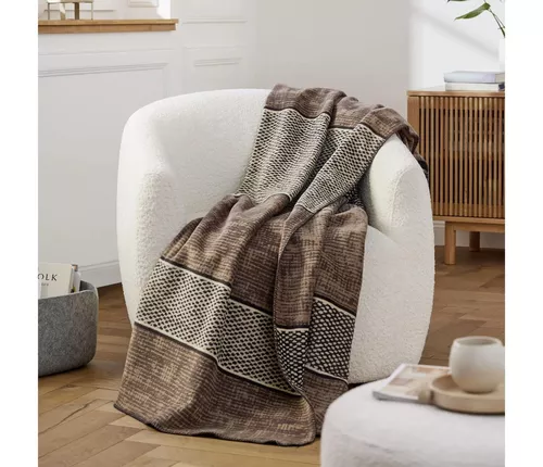 cumpără Cuvertură Ibena 1880/300 Jacquard Decke Ubud 150x200 în Chișinău 