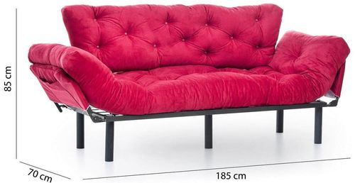 cumpără Canapea Trendy Nitta Triple Maroon, extensibila (3 locuri) în Chișinău 